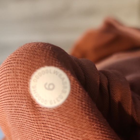 Lululemon Rust Orange High-Waisted Leggings - Picture 5 of 5